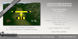 Unity3D: Mobile Flight Sim Starter Kit