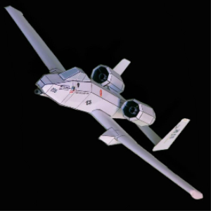 paper a-10 thunderbolt ii