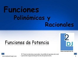 Funciones de Potencia