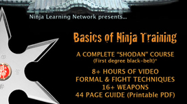 Basics of Ninja Training - Ninjutsu Bujinkan BLACK BELT COURSE "JUST THE VIDEOS" - DEVICES MP4-H264
