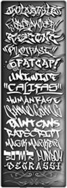 Graffiti Fonts Collection