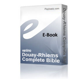 Douay-Rhiems Complete Bible Narrated by Steve Webb in MP4