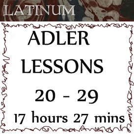 Adler - Latin Practical Grammar - Lessons 20 - 29. Duration 17h27mins