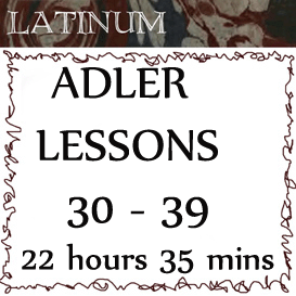 Adler - Latin Practical Grammar - Lessons 30 - 39. Length 22hrs 35mins