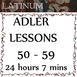 Adler - Latin Practical Grammar - Lessons 50 - 59. Length 24hrs 7 mins