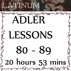 Adler - Latin Practical Grammar - Lessons 80 - 89. Length 20hrs 53 mins