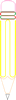 Yellow pencil - eps