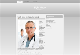 Light Gray Joomla 2.5 Template